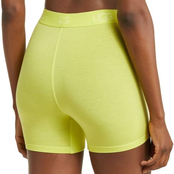 UGG ALEXIAH BOYSHORT LOGO BAND LOUNGE SHORTS TENNIS GREEN LARGE - Picture 9 of 15